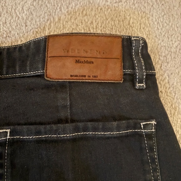 Black Max Mara crop jean (10) - Picture 8 of 10
